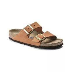 Birkenstock Arizona SFB Nubuck Pecan Narrow Fit